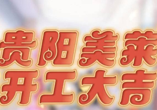 贵阳利来国际开工啦，祝大家元气开年，美运连连！
